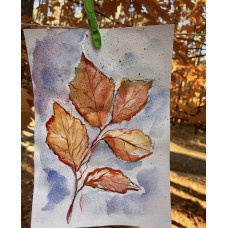 “Whisper of Autumn Leaves” – Original Botanical Watercolor | Marina Stognieva “Whisper of Autumn Leaves” – Original Botanical Watercolor | Marina Stognieva